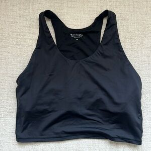 Black athleta workout top